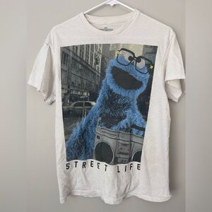 Sesame Street Classic‎ White Cotton Tee